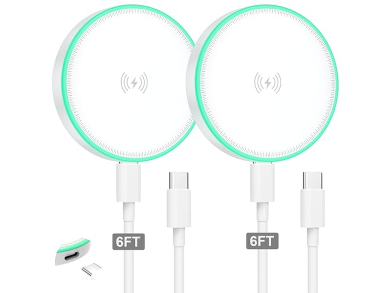 2Pack 15w Magnetisk trådløs oplader