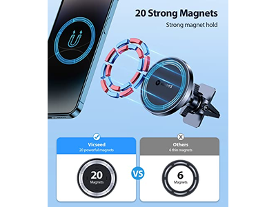 360 Justerbar magnetisk biltelefonholder Mount