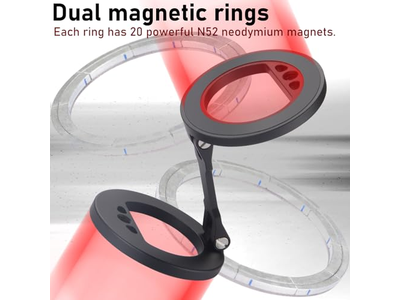 Dobbelt magnetisk ringtelefonholder