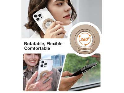 Dobbelt ring pasform til magsafe telefongreb ring indehaver