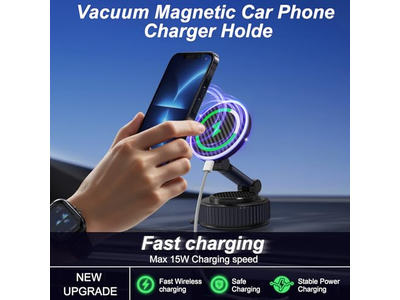 Magnetisk telefonopladningsholder til bil