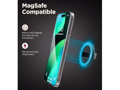 Magnetisk telefongreb Holder tynd silikone finger loop ring
