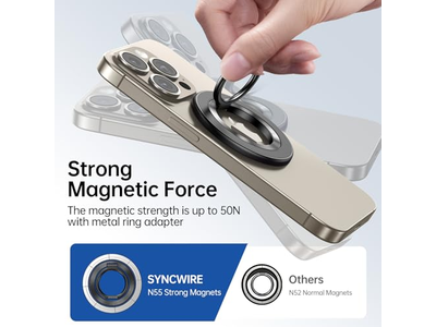 Magnetisk telefon ringholder til magsafe