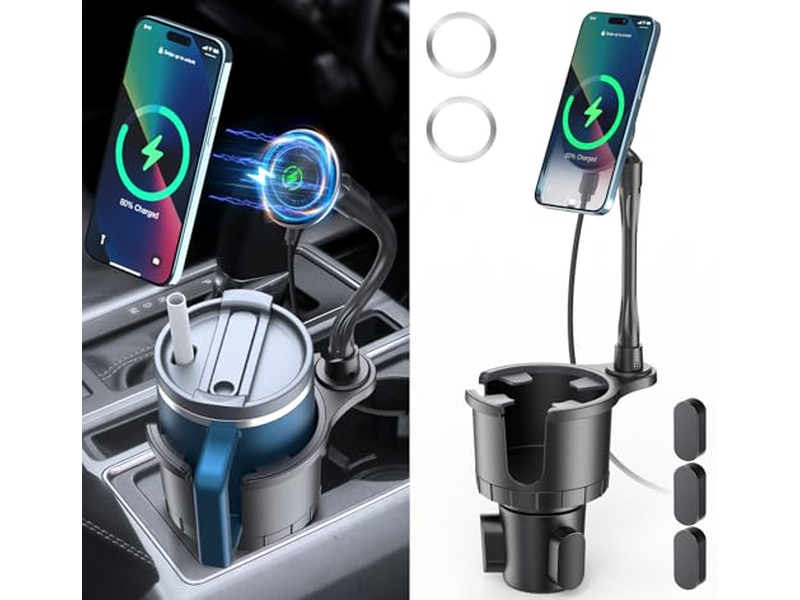 Magnetisk trådløs cup -telefonholder