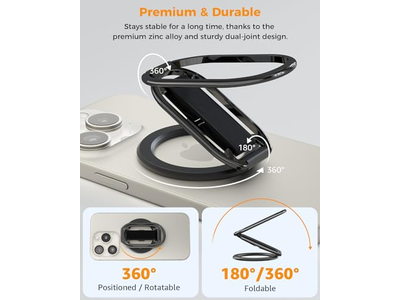 Magsafe telefongreb og kickstand med fingersløjfe 4-i-1 holder