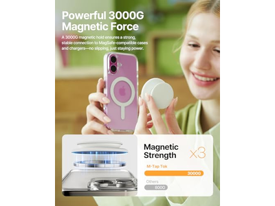Magsafe telefongreb blød silikone magnetisk fingergreb sort