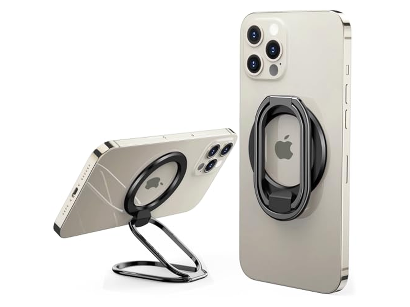 Magsafe telefon ringholder justerbar magnetisk kickstand