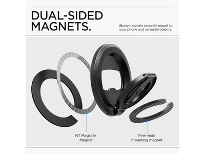 Magnetisk telefonholder greb dobbeltsidet magnet