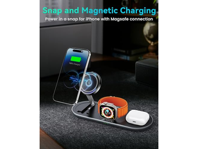 3 i 1 ladestation med magsafe oplader