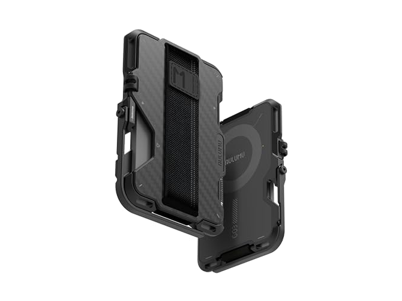 Carbon Fiber Magnetic Wallet Card Holder med multifunktionsfunktioner