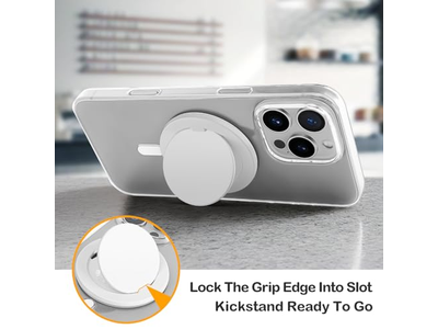 Sammenklappeligt greb til magsafe med magnetisk snap lukningstelefonholder