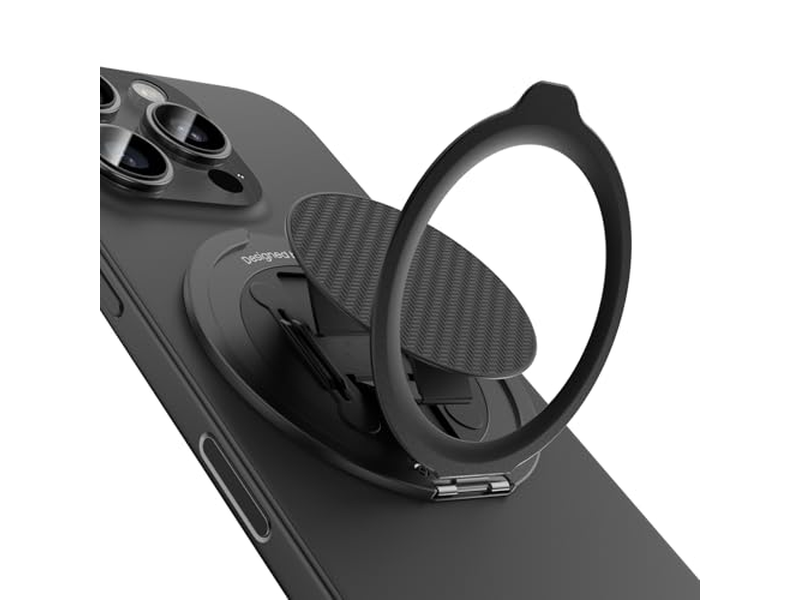 Magnetisk telefongreb og stå med 360 graders rotation til smartphones
