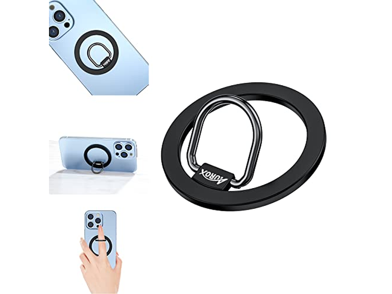 Magnetisk telefon ringholder til magsafe justerbar grebstativ fjernelse