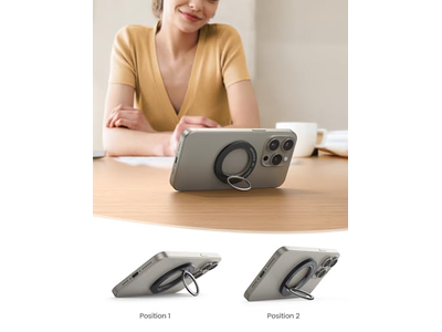 Magnetisk telefon ringholder med 360 graders rotation til magsafe -enheder