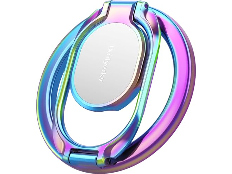 Magnetisk telefon ringholder med justerbart fingergreb til smartphones