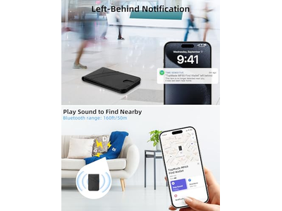 Magnetisk tegnebog til iPhone med Find min 6 -kortholder RFID -blokering