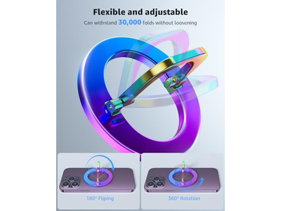 Magsafe telefongreb Magnetisk ringholder med justerbar stativ Colorf