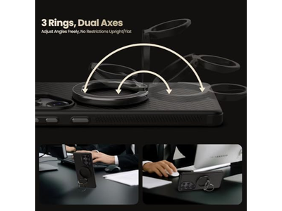 Magsafe telefongreb ringholder til dobbeltsidet magnet