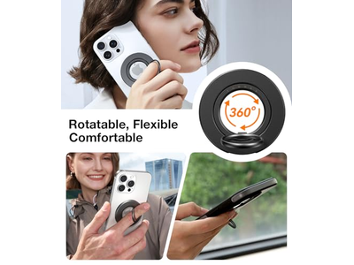 Magsafe telefongreb ringholder med kickstand kompatibel med iPhone