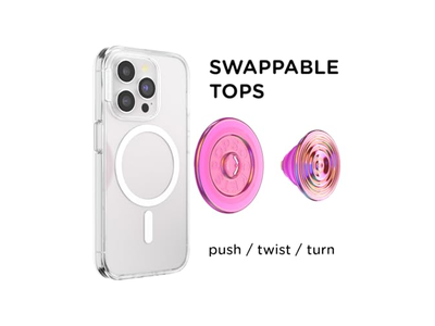 Telefongreb med kickstand magnetisk stativ byttet top sikker hold