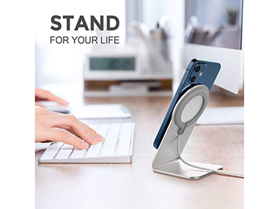 Stå for MagSafe Charger Creadram Aluminium Stand Holder