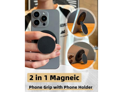 Ultra-tynde magsafe telefongreb multi-vinkel ringholder med 360 grader