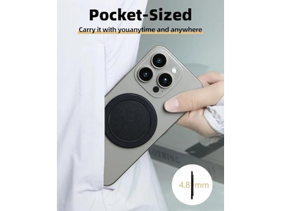 Ultra-tynde magsafe telefongreb multi-vinkel ringholder med 360 grader