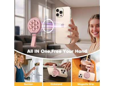 Universal Magnetic Sugtion Telefon GRIP - 360 Degree Roating Hands -Free Holdes
